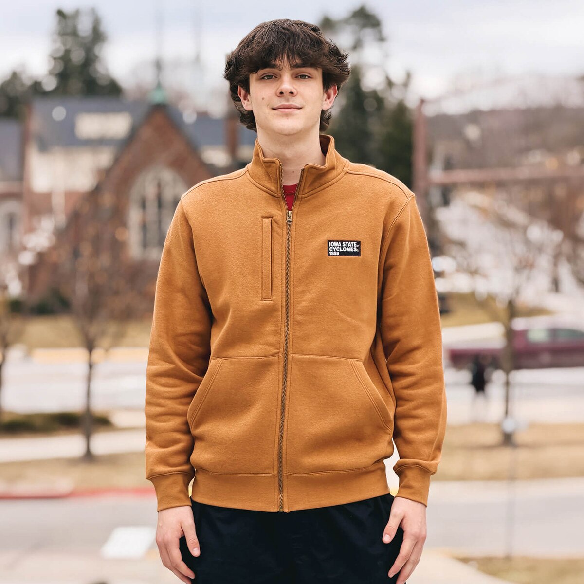 Gear Iowa State Cyclones Brown Full-Zip Jacket (was $74.99)